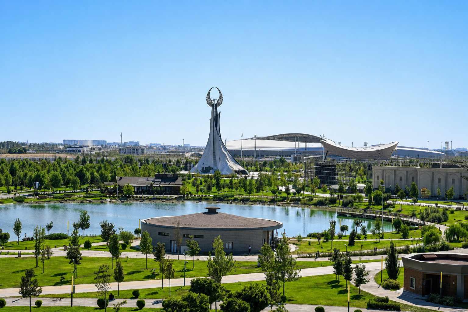 New Uzbekistan Park area